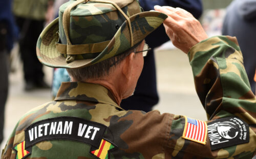 Vietnam Veterans salutes