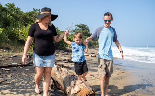 Army Veteran and his family enjoy their final vacation together.