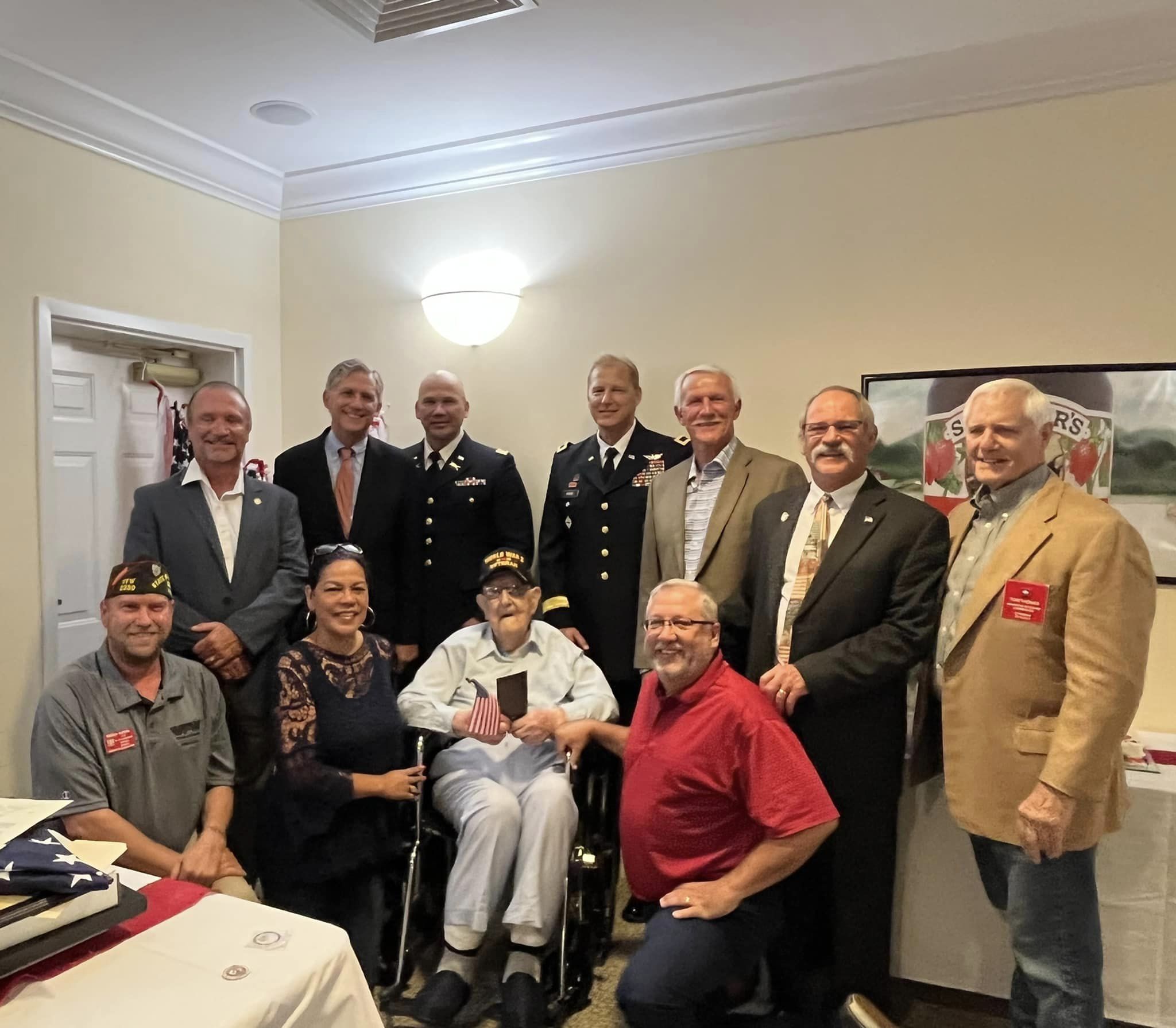 Elite Hospice Celebrates Patient's 100th Birthday - We Honor Veterans