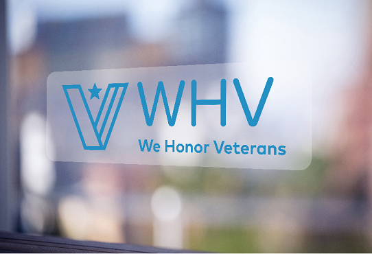 The WVH logo on a window decal